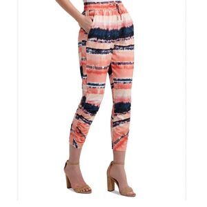 Halston drawstring pants XS